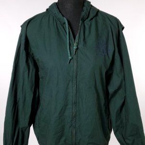 Women's Polo Ralph Lauren Green Hooded Windbreaker